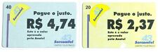 art.2042-n.2 telephoncards, SERCOMTEL brasile, cartao telefonico comprar usado  Enviando para Brazil