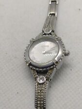 Relógio Guess pulseira feminina de aço inoxidável tom prata uo135l1, usado comprar usado  Enviando para Brazil
