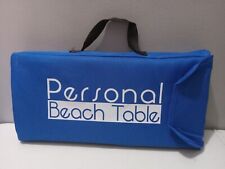 Personal Beach Camping Mini Lunch Picnic Drink Holder Table Folding Tray Stand, used for sale  Shipping to South Africa