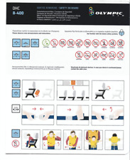 Safety card olympic d'occasion  Châteauneuf-en-Thymerais