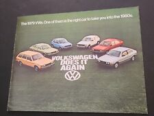 1979 volkswagen brochure for sale  Frostburg