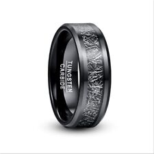 Mens black tungsten d'occasion  Expédié en Belgium