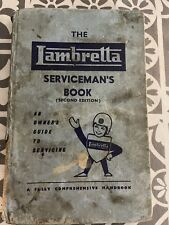 Lambretta serviceman book for sale  BINGLEY