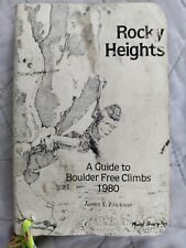 Rocky Heights: A Guide to Boulder Free Climbs 1980 por James Erickson segunda mano  Embacar hacia Argentina