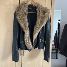 river island leather jacket for sale  CHELMSFORD