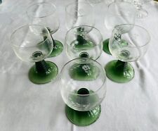 green stem glasses for sale  BIRMINGHAM