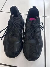 Adidas black trainers for sale  FAREHAM