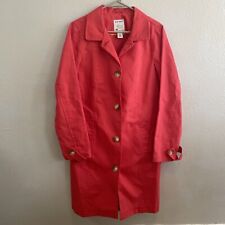 Old Navy Trench Coat Womens Size L Large Pink 100% Cotton for sale  Shipping to South Africa