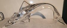 Vintage Daum France Large Crystal Dolphin 18 In for sale  Shipping to South Africa