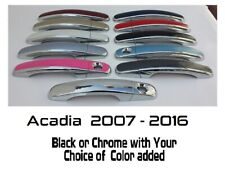 Capas de maçaneta de porta personalizadas pretas ou cromadas 2007 - 2016 GMC Acadia VOCÊ ESCOLHE CLR comprar usado  Enviando para Brazil