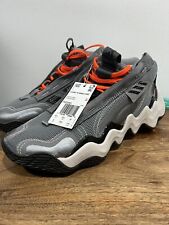 Mens Adidas Exhibit B Black Gray White Orange Retro Wavy Basketball Ace Size 8 for sale  Shipping to South Africa
