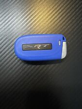 CHARGER CHALLENGER CHRYSLER SRT BLUE KEY FOB 5 BUTTON WITH LOGO (SHELL ONLY!), used for sale  Shipping to South Africa