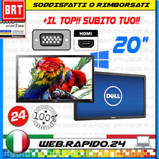 PC MONITOR SCHERMO LCD DA 20" (DELL,HP) VGA DVI DISPLAY DESKTOP FHD OTTIMO 19 22 na sprzedaż  Wysyłka do Poland