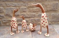 Wooden ducks pink for sale  BRISTOL