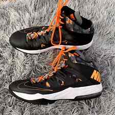 Zapatillas de baloncesto Nike Air Max Stutter Step negras naranjas camufladas para hombre 13, usado segunda mano  Embacar hacia Argentina