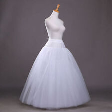 White No-Hoop Petticoat/Underskirt/Slip Crinoline Prom/Wedding Dress Accessories for sale  Shipping to South Africa