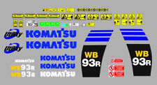 Komatsu wb93r stickers d'occasion  Expédié en France