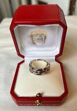 Cartier Maillon Panthere 18k white gold ring for sale  Arlington