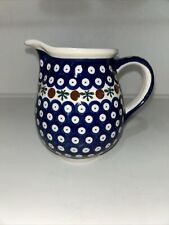 Vintage Boleslaweic Polish Blue “Nature” Pattern  Pitcher Ceramic for sale  Shipping to South Africa