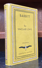 Chaqueta de tapa dura Babbitt de Sinclair Lewis 1922 volumen especial segunda mano  Embacar hacia Argentina