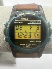 RELOJ DIGITAL VINTAGE verde para hombre Timex Expedition campo militar índiglo 745 Z segunda mano  Embacar hacia Argentina