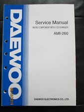 Microcomponente Daewoo AMI-260 + Sistema de CD Manual de Servicio Oficial Artículo Genuino segunda mano  Embacar hacia Mexico