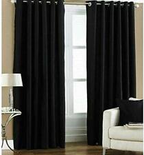 Polyester Window Curtains Heavy Plain Drapes Panel Set For Living Room & Bedroom for sale  Shipping to South Africa