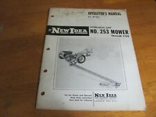 New Idea No.253 Hydraulic Lift Trailer Type Mower Operator's Manual M-153 for sale  East Kingston