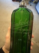 Antiguo Sifón Seltzer de Soda de Vidrio Reinkober Green Quality Beverage Co Chilton WI segunda mano  Embacar hacia Argentina