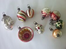 Vintage Retro Mercury Glass Bauble Christmas Decorations - Concave, Head, Balls for sale  Shipping to South Africa