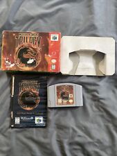 Mortal Kombat Trilogy N64 com caixa e manual.  Não testado (danificado manual pela água) comprar usado  Enviando para Brazil