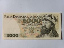 Pologne billet 2000 d'occasion  Angoulême