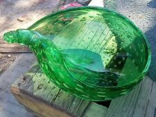 Tigela/cinzeiro de vidro de Murano verde esmeralda vintage vidro bolha comprar usado  Enviando para Brazil