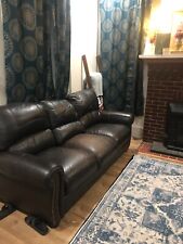 dark brown leather couch for sale  Lemoyne