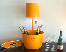 VEUVE CLICQUOT CHAMPAGNE LED LAMP ICE BUCKET, CHAMPAGNE CORK SWITCH, CORDLESS for sale  Shipping to South Africa