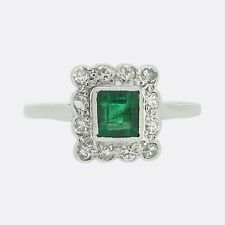 Deco emerald ring for sale  LONDON