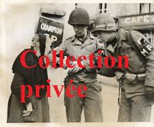 US ww2 Photo MP Military Police Normandie para Utah Omaha veste casque Dday 82nd d'occasion  Caen