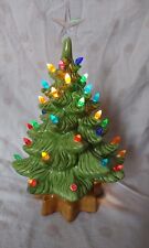 Ceramic Light Up Christmas Tree Decorative Ornament  for sale  Shipping to South Africa