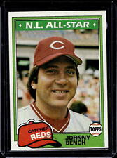 1981 Topps #600 Johnny Bench for sale  Shipping to South Africa