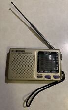 Vintage Bell & Howell FM/MW/SW 9 Band World Receiver Portable Radio SW1-7 Works for sale  Shipping to South Africa