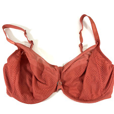 Chantelle Bra 36H Unlined Underwire Coral Orange Parisian Allure Plunge for sale  Shipping to South Africa