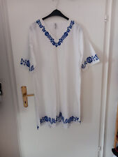 Kleid weiß stickerei gebraucht kaufen  Herzogenrath
