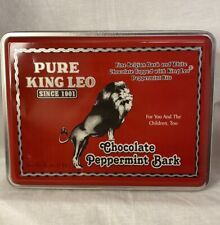 Pure King Leo ~ Barra de chocolate hortelã-pimenta ~ Lata vintage comprar usado  Enviando para Brazil