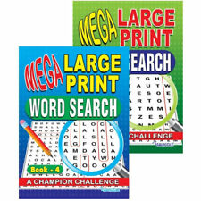Mega Large Print Word Search Book - Wordsearch Puzzle Books A4 Quiz Puzzle Adult segunda mano  Embacar hacia Argentina