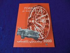 Cartão postal original 1960-1961 Austin Healey 3000 "Tornado ao seu comando" correio comprar usado  Enviando para Brazil