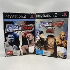 Usado, WWE Smackdown Vs Raw 2006 & 2008 Steelbook PS2 PlayStation 2 PAL frete grátis comprar usado  Enviando para Brazil