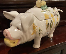 Vintage majolica pig for sale  Snohomish
