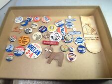 Vintage political pins for sale  Gouldsboro