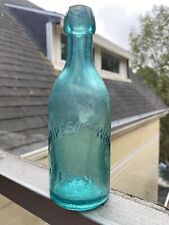 Botella Empire Soda Works 1860-70 Aqua Applied Blob Top San Francisco California segunda mano  Embacar hacia Argentina