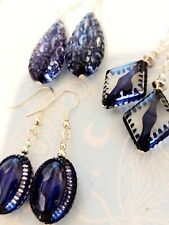 cobalt blue earrings for sale  NOTTINGHAM
